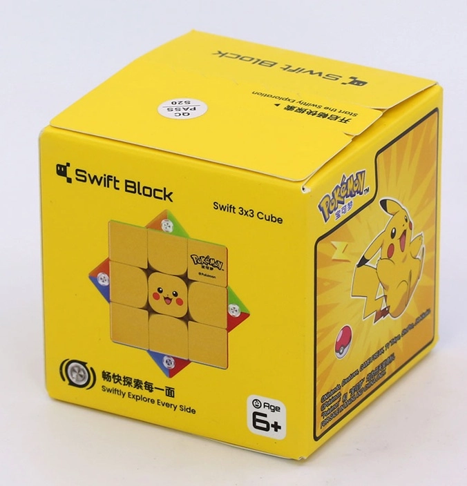 Gan 355s X Swift Block M 3x3 (Pikachu) 1